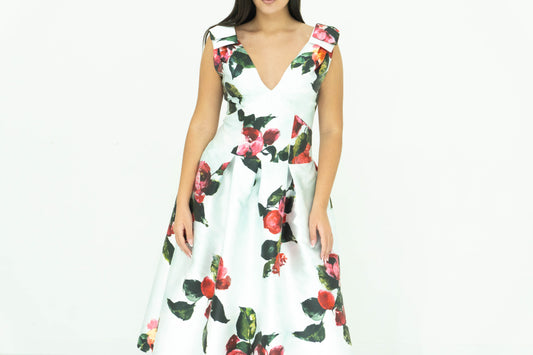 Thana Abito Midi In Mikado Smanicato