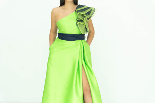 Nefertari Abito Da Cerimonia Lungo Monospalla