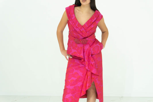 Soniapena Fucsia Abito Fucsia Adatto Per Cerimonie