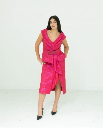 Soniapena Fucsia Abito Fucsia Adatto Per Cerimonie