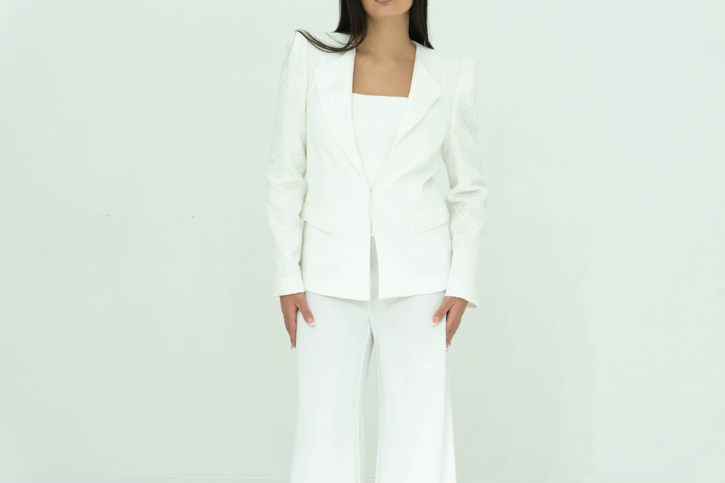 Fabrizia Dea Tailleur Bianco Ideale Per Cerimonie