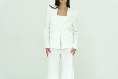 Fabrizia Dea Tailleur Bianco Ideale Per Cerimonie