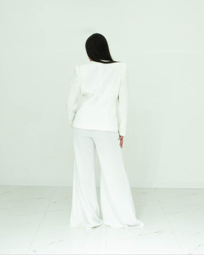 Fabrizia Dea Tailleur Bianco Ideale Per Cerimonie