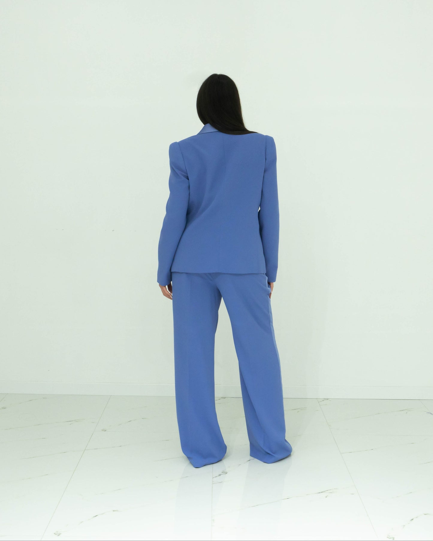 Tailleur FABRIZIA DEA in 3 pezzi lilla-blu