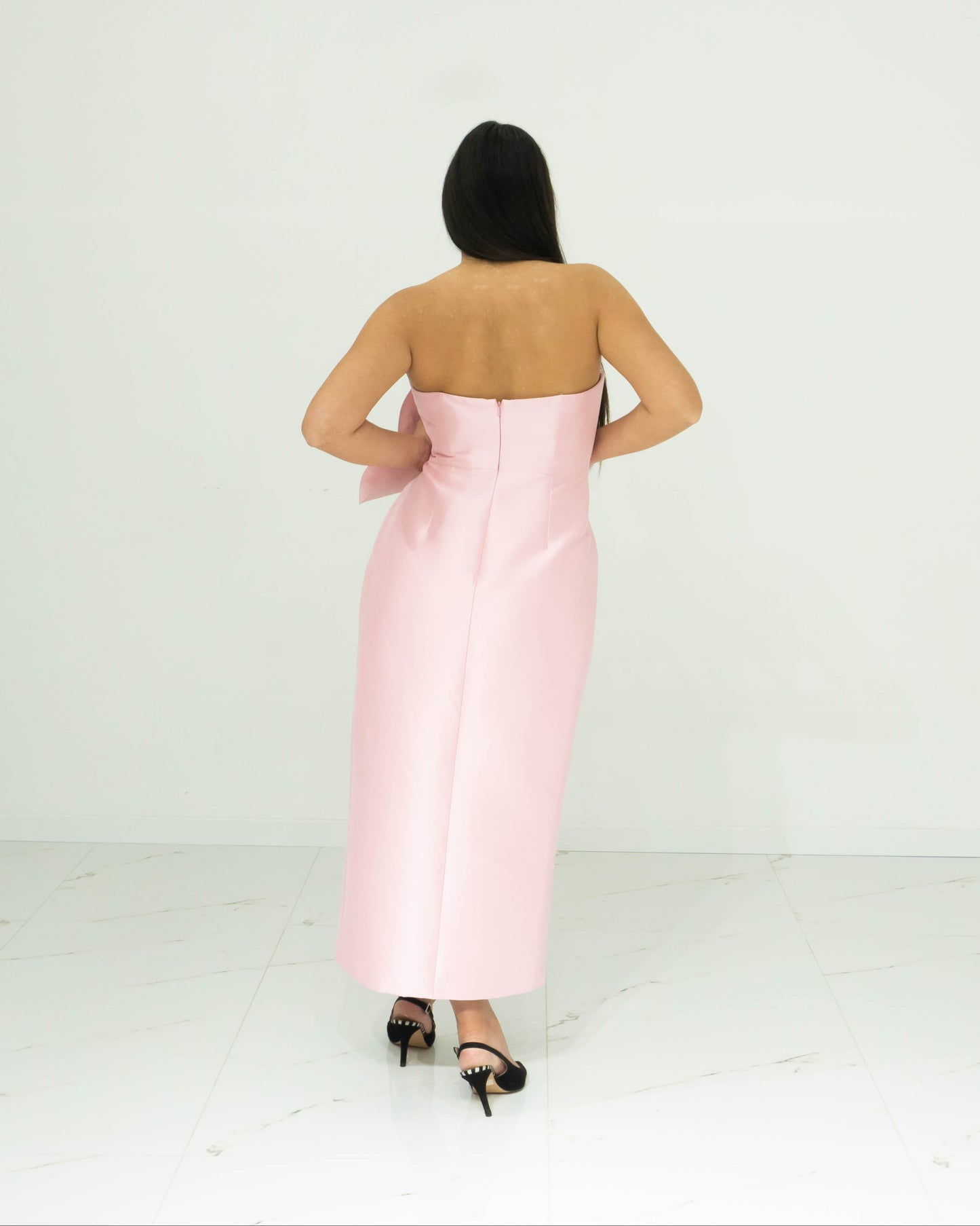 Soniapena Abito Rosa Cipria Midi