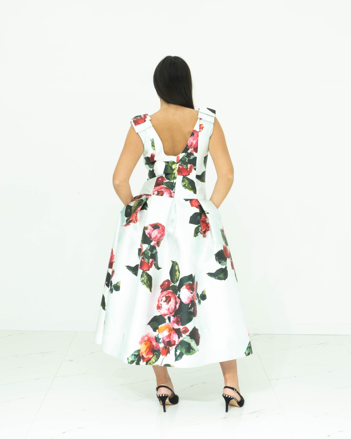 Thana Abito Midi In Mikado Smanicato