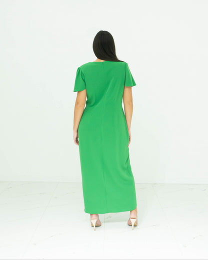 Soniapena Verde Smeraldo Abito Midi Verde Smeraldo