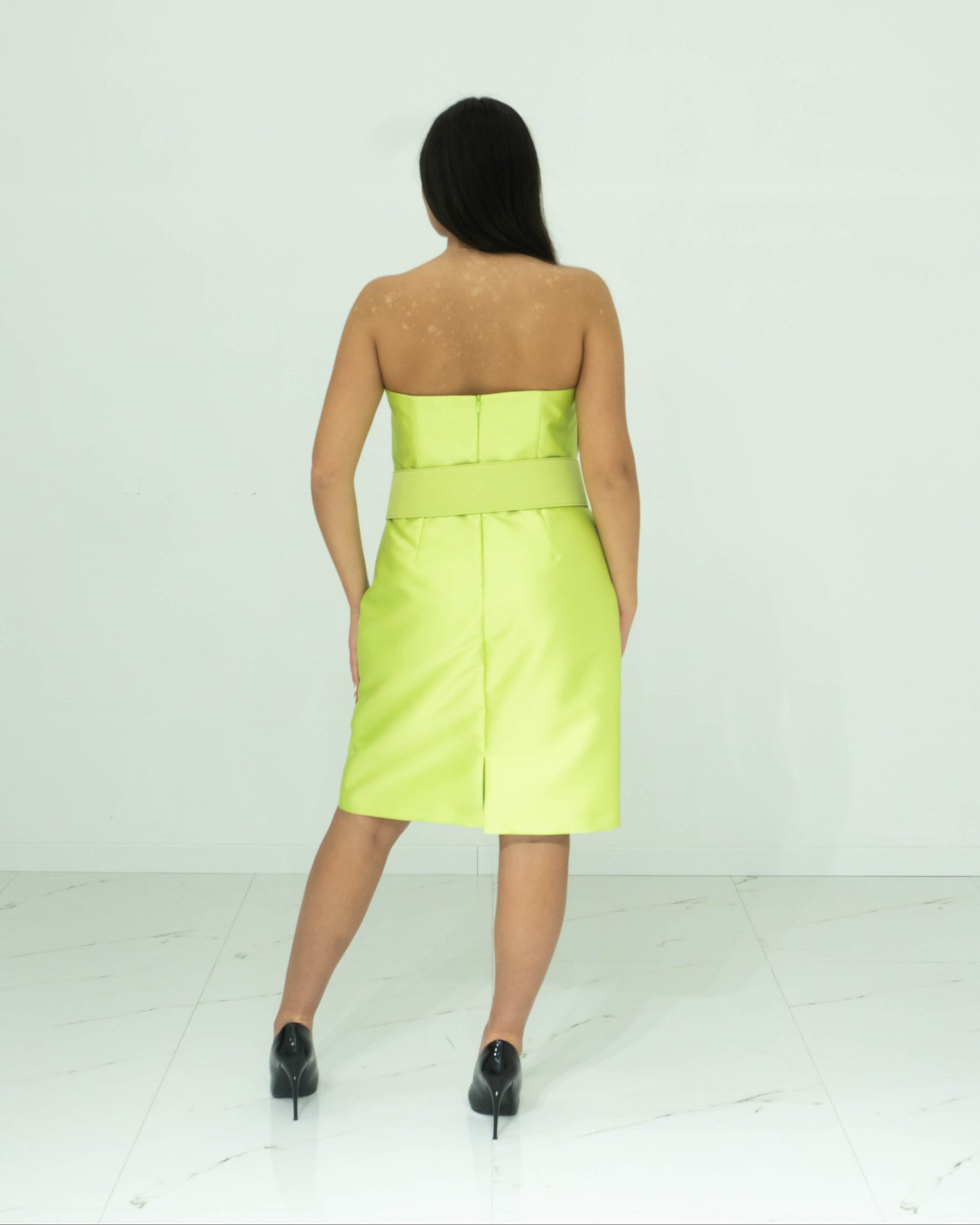Fabrizia Dea Tubino Corto Verde Lime