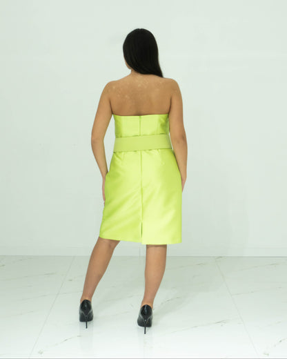 Fabrizia Dea Tubino Corto Verde Lime