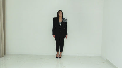 Fabrizia Dea Tailleur Nero Ideale Per Occasioni